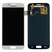 cran LCD + Vitre tactile Originale pour Samsung Galaxy S7 blanc
