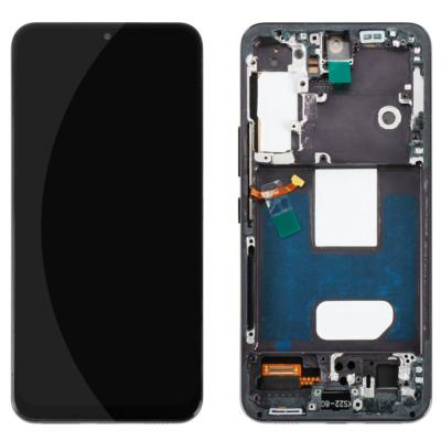 Écran pour Samsung Galaxy S22 noir sur châssis
