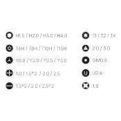 Coffret tournevis Jakemy 32 en 1 avec pince