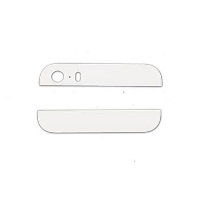 Vitres arrières haut et bas pour iPhone 5S blanc