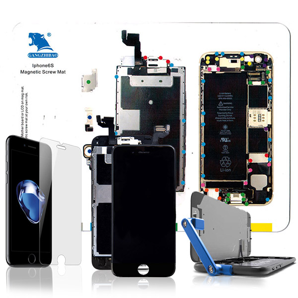 Brinonac Écran pour iPhone 6 4,7 LCD de Remplacement Complet Préassemblés  Capteur de Proximité, Caméra Frontale, Écouteur et Bouton Home avec Kit de