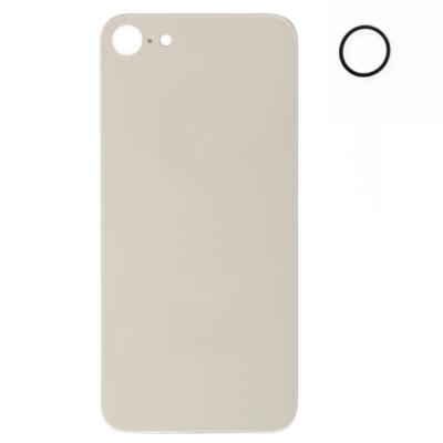 Vitre arrière iPhone 8 or + joint de caméra