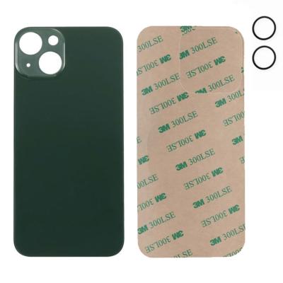 Vitre arrière iPhone 13 vert + joint de caméra