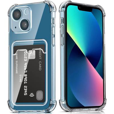 Coque silicone avec porte-carte pour tout iPhone