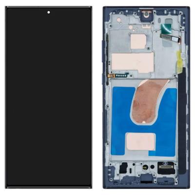 Écran pour Samsung Galaxy S23 Ultra noir sur châssis