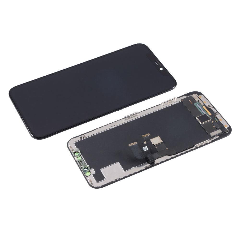 Vitre arrière iPhone 11 vert + joint de caméra - Phonexpert78