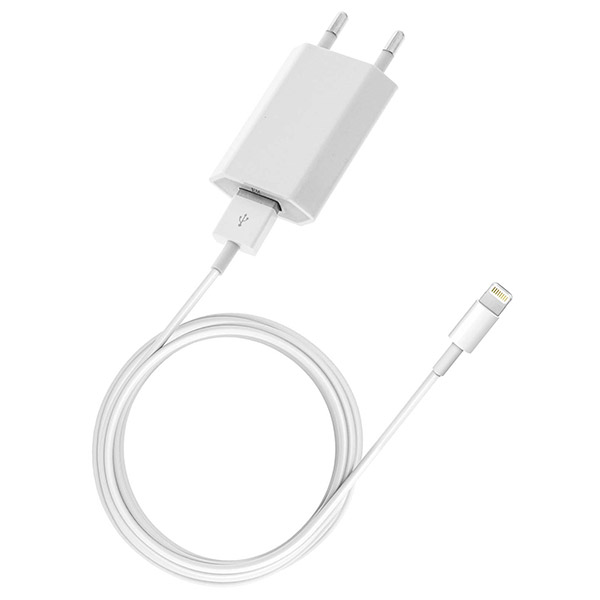 Cable USB Lightning Chargeur Blanc pour Apple iPhone X - Cable