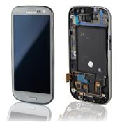 cran LCD + Vitre tactile Originale sur chassis pour Samsung Galaxy S3 i9300 blanc