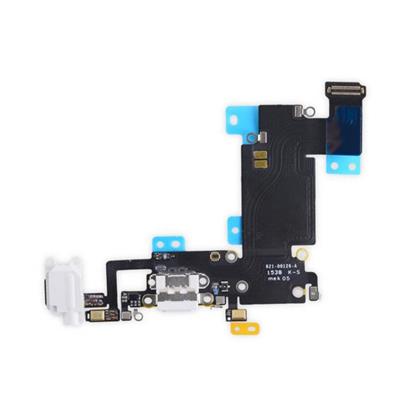 Nappe dock connecteur de charge + jack + micro blanc pour iPhone 6S Plus