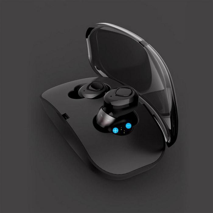 Ecouteurs Bluetooth sans fil A6S - incl. micro, Touch control, étui de  charge avec affichage LED - Noir - Acheter sur PhoneLook