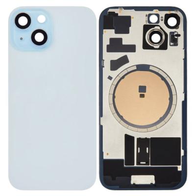 Vitre arrière iPhone 15 bleu (avec MagSafe)