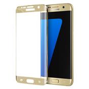 Vitre de protection en verre trempé pour Samsung Galaxy S7 Edge or gold