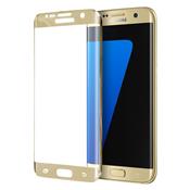 Vitre de protection en verre tremp pour Samsung Galaxy S7 Edge or gold
