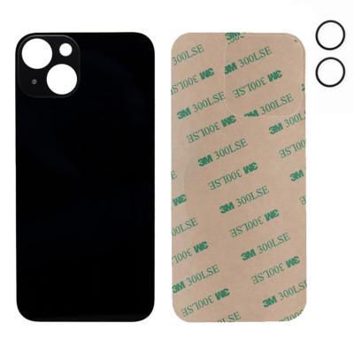 Vitre arrière iPhone 13 noir + joint de caméra