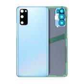 Vitre arrière pour Samsung Galaxy S20 bleu