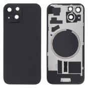 Vitre arrière iPhone 15 noir (avec MagSafe)