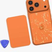 Vitre arrière iPhone 17 Pro Orange Cosmique (avec MagSafe)