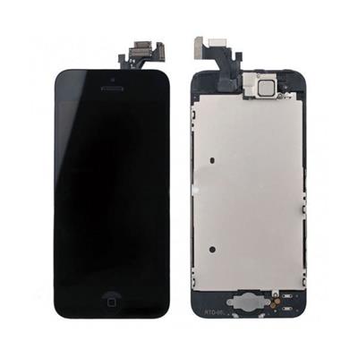 Écran LCD + Vitre tactile complet sur chassis pour iPhone 5C noir 