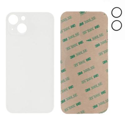 Vitre arrière iPhone 13 blanc + joint de caméra