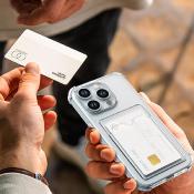 Coque silicone avec porte-carte pour tout iPhone